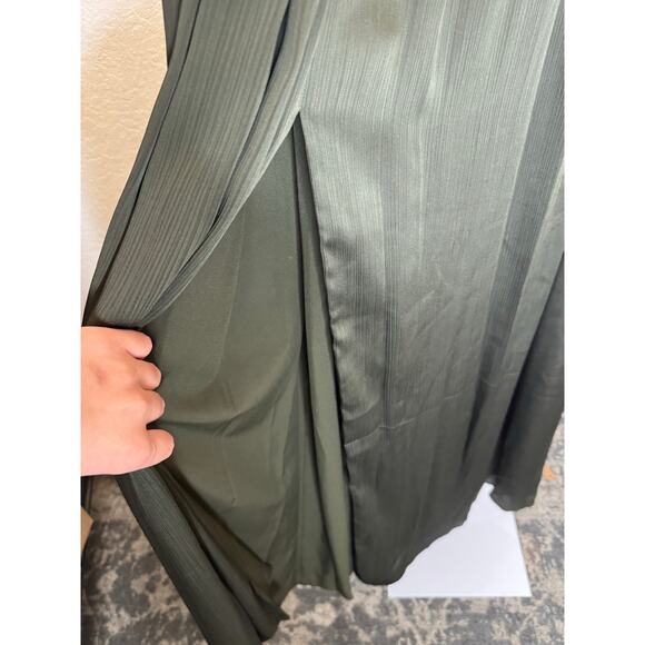 NWT Sachin & Babi Jessica Empire Waist Bridesmaid Gown Moss Green Womens Size 12 - Picture 6 of 7